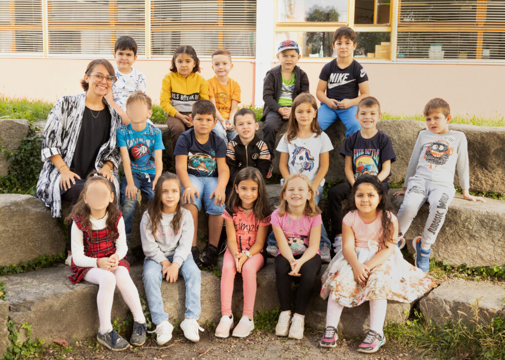 Bärenklasse mit Klassenlehrerin Nadine Reyhani